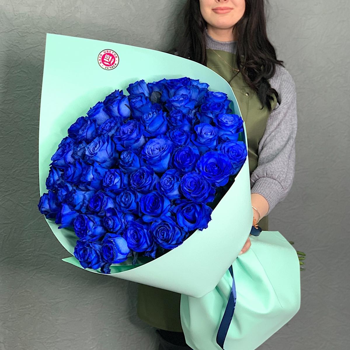 Букеты из синих роз (Эквадор) Артикул: 189750