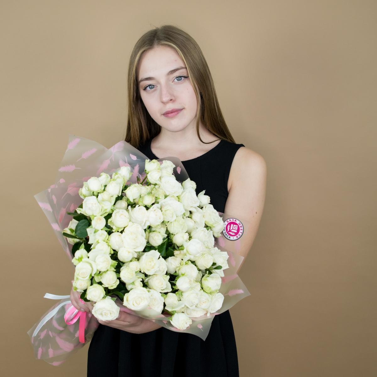 Розы кустовые белые (артикул букета: 3960)