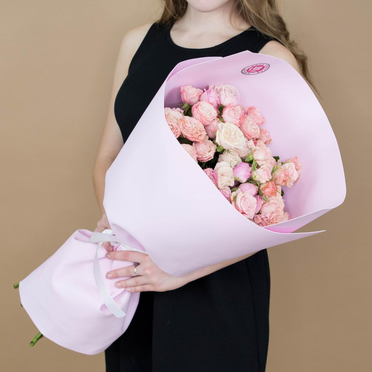 Розы кустовые розовые код товара: 4785