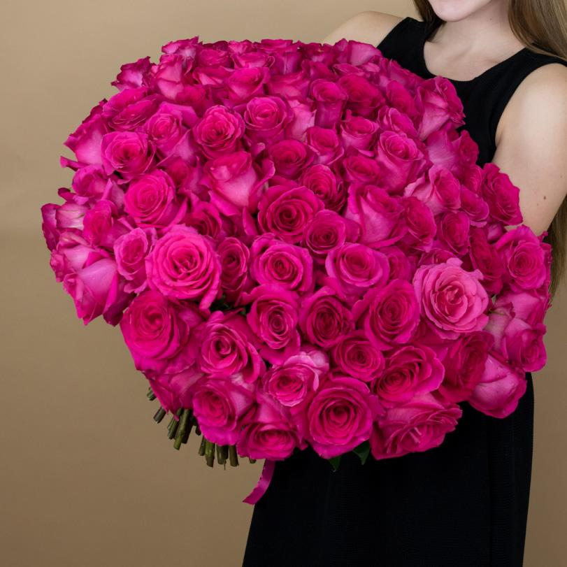 Букеты из розовых роз 40 см (Эквадор) №  89430