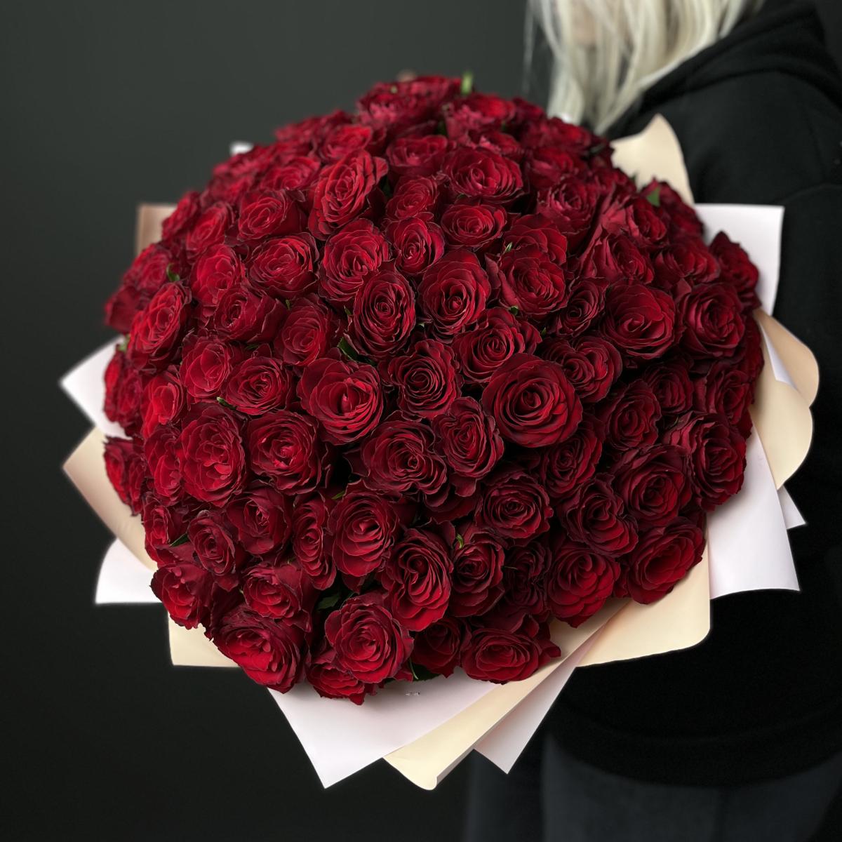 Розы 101 шт из Кении